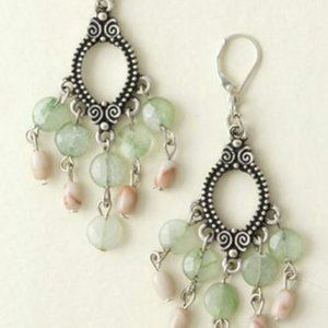 Jewel Kade Still Water Gemstone/Crystal Drop Earrings